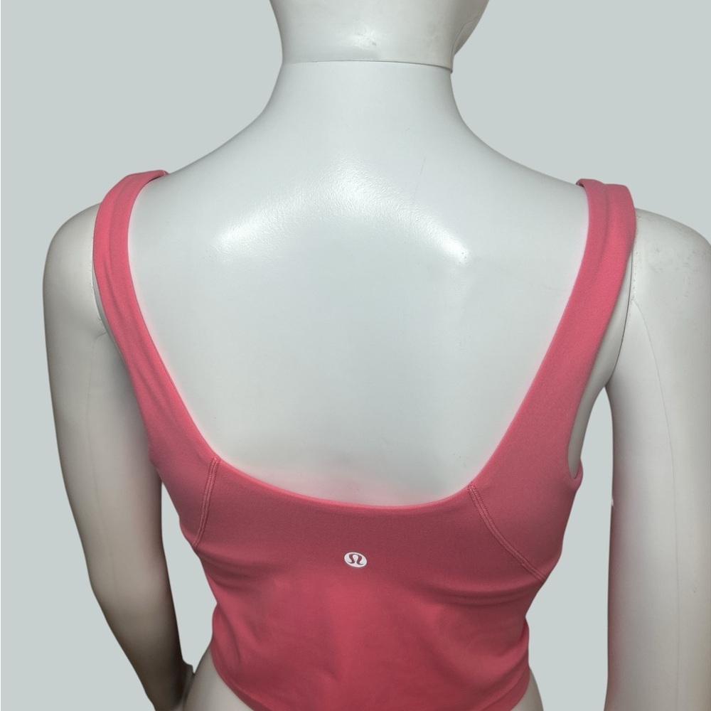 Lululemon Align Tank Top in a pink color with a V-neckline and built-in bra - Picture 7 of 7